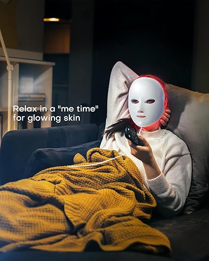 Máscara Facial Led de 7 Colores